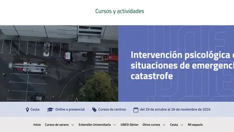 Curso de intervenci&oacute;n psicol&oacute;gica en situaciones de emergencia