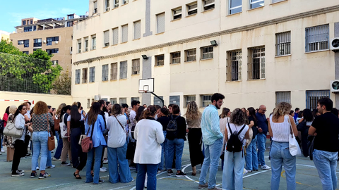 Los aspirantes a formar parte de las bolsas de interinos en el Instituto Luis de Camoens