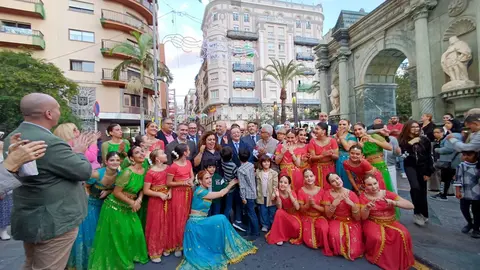 Como cada a&ntilde;o, el encendido de las luces del Diwali se convierte en una fiesta 