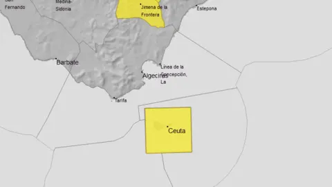 Ceuta, en alerta amarilla de nuevo