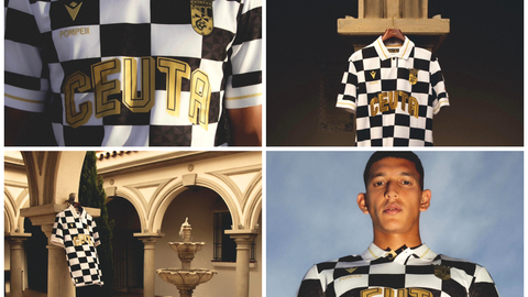 AD Ceuta FC, Pompeii y Macron_ llega la edici&oacute;n especial de la camiseta de las 'cuatro culturas'