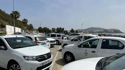   Los taxistas, concentrados en Juan XXIII/ Dani Hernandez  
