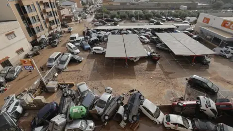 Localidad de Paiporta, donde han tenido lugar casi la mitad de los fallecimientos por el temporal