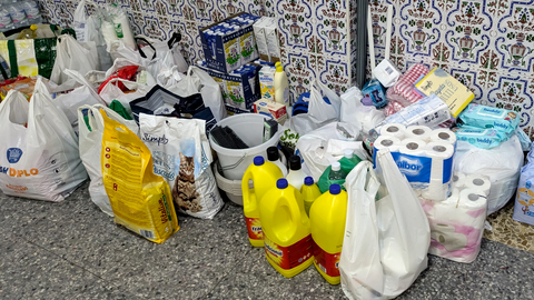 Material recopilado con destino a Valencia