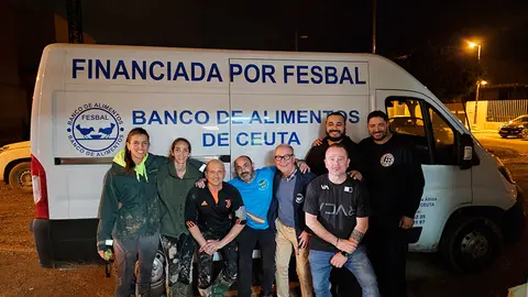 Llegada del Banco de Alimentos a Valencia