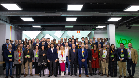 Redondo participa en la jornada de trabajo de los presidentes provinciales en la sede nacional de VOX