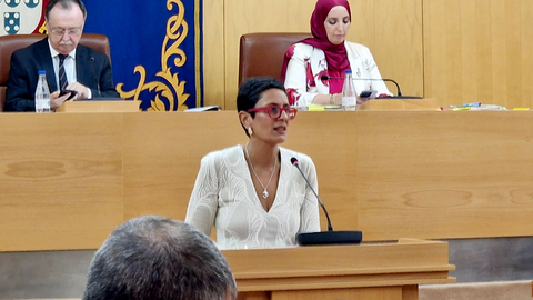 La consejera de Hacienda durante una de sus intervenciones de este martes _ Laura Ortiz