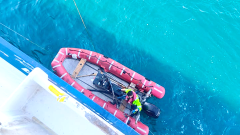 Operativo de rescate de la tripulaci&oacute;n de FRS 