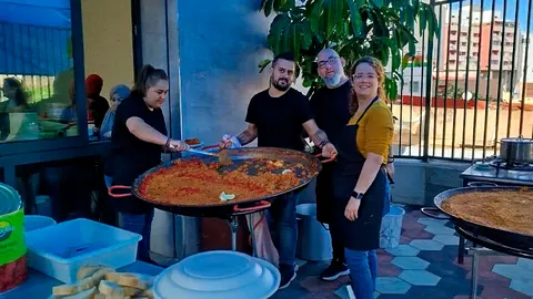 Paella solidaria en Plaza Nicaragua