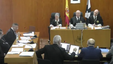  Un momento de la vista. 