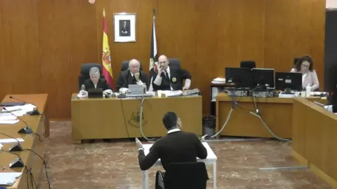  Un momento de la vista. 