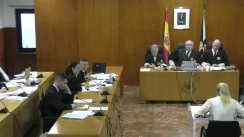  Un momento de la vista oral. 