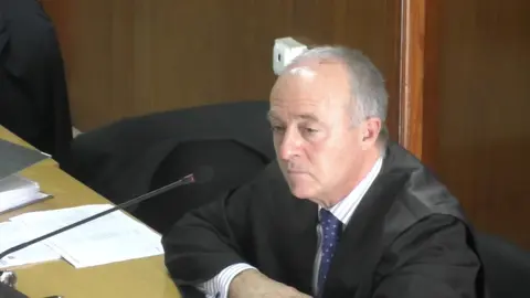  Wilfredo Amestoy durante sus conclusiones. 