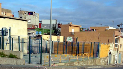 Pista de la barriada de Cortijo Moreno