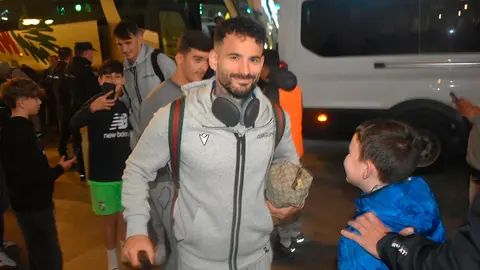 Llegada del Osasuna / Rafa Baez