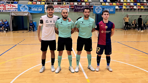 La UA Ceut&iacute; empata ante el filial del Bar&ccedil;a y sigue metida en un atasco 