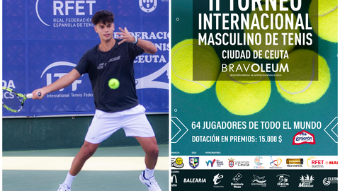 Todo preparado para el inicio del Torneo Internacional de Tenis de Ceuta 'Bravoleum'