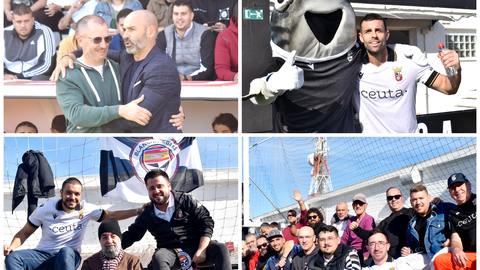 La afici&oacute;n disfruta del triunfo de la AD Ceuta FC ante la UD Ibiza 