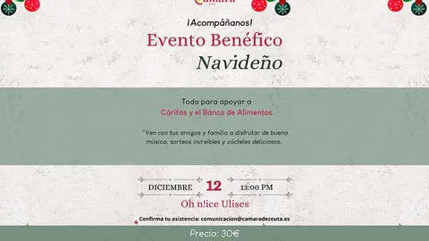 &iexcl;No te pierdas la Gala Ben&eacute;fica de la C&aacute;mara de Comercio!