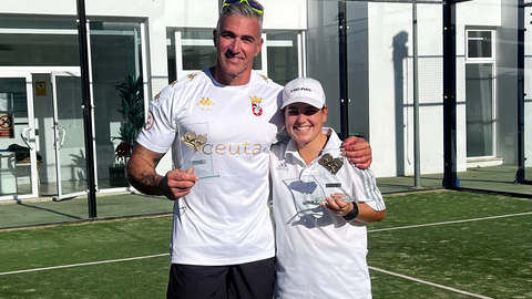Mariano Catarecha y Adriana Dom&iacute;nguez se llevan el triunfo en el torneo solidario de Casares