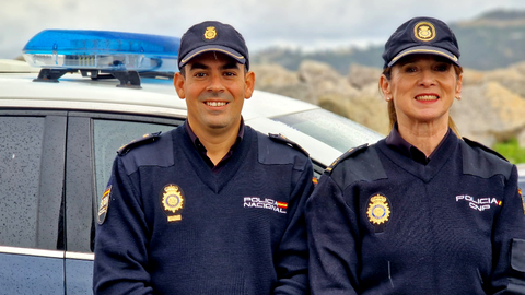 Los integrantes de la Unidad de Participaci&oacute;n Ciudadana de la Polic&iacute;a Nacional _ Laura Ortiz