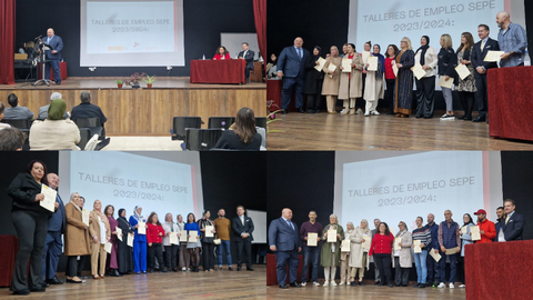 Entrega de certificados de profesionalidad