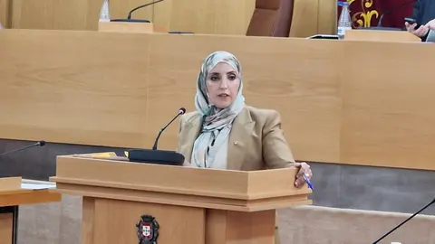 Fatima Hamed durante una intervenci&oacute;n / Archivo