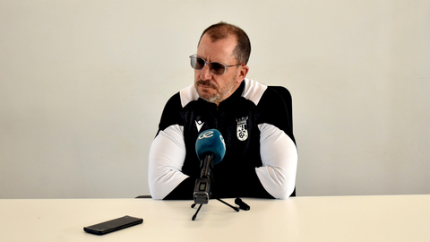 Jos&eacute; Juan Romero en la previa ante el Castilla 