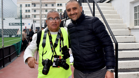 Luhay hamido junto a Abdeselam Mohamed