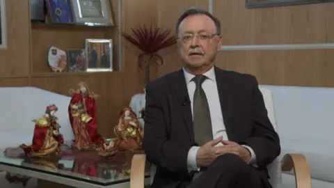El presidente de la Ciudad durante el tradicional Mensaje de Navidad