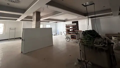  Aspecto de las obras en el hotel en marzo de 2024./archivo 