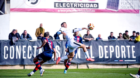 Primer encuentro de 2025 de la AD Ceuta FC en 'La Constituci&oacute;n' ante el Yeclano Deportivo. Foto: AD Ceuta FC / Zaki