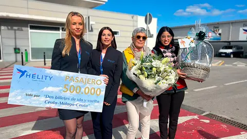 Pasajera 500.000 de Helity