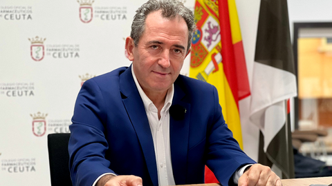 Mario de Miguel, presidente del Colegio de Farmac&eacute;uticos / Daniel Hern&aacute;ndez