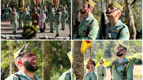 La Legi&oacute;n rinde homenaje en Aranguren al recordado sargento primero S&aacute;nchez P&eacute;rez