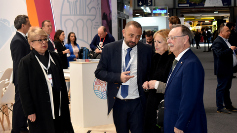 El presidente de la Ciudad en FITUR 2025 / Archivo