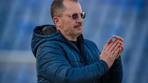 Jos&eacute; Juan Romero, entrenador de la AD Ceuta FC