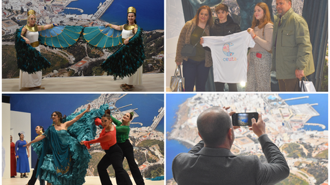 Intenso s&aacute;bado en el stand de Ceuta en FITUR