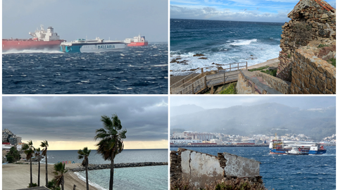 Ceuta en Alerta Amarilla_ la borrasca Herminia ya se deja notar en la ciudad
