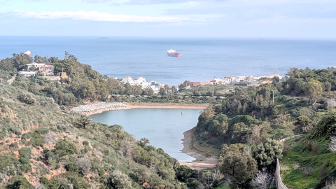 Vista del pantano desde el Serrallo 