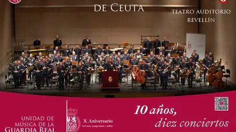 Cartel del concierto de la Guardia Real