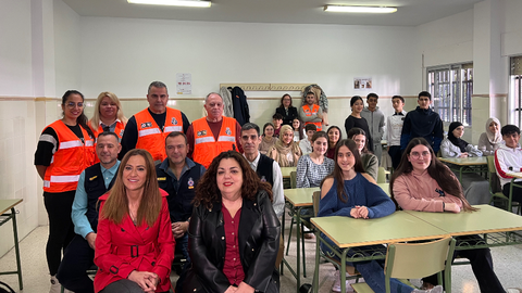 Inauguraci&oacute;n Programa Protecci&oacute;n Civil en el IES Camoens / Alma Palomino