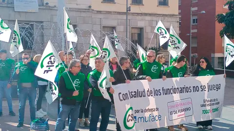 Concentraci&oacute;n de CSIF por Muface
