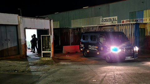 Operaci&oacute;n de la Polic&iacute;a Nacional en el Tarajal 