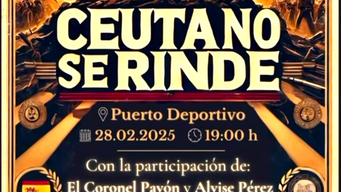 El evento anunciado en las redes sociales del l&iacute;der de 'Se acab&oacute; la fiesta', carece de autorizaci&oacute;n