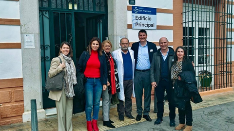 La consejera de Sanidad y la directora general del &aacute;rea durante su visita al centro hospitalario