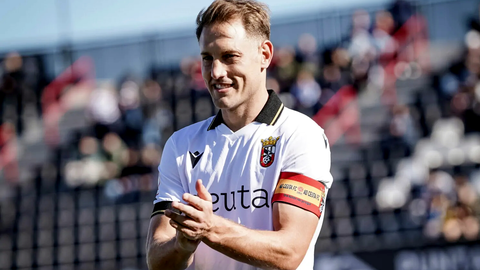 Carlos Hern&aacute;ndez, capit&aacute;n de la AD Ceuta FC. Foto: Zaki