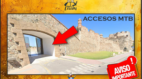 Acceso MTB a las Murallas Reales 