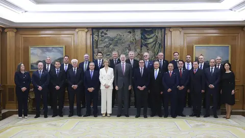 Recepci&oacute;n de S.M. el Rey Felipe VI a los empresarios de Ceuta