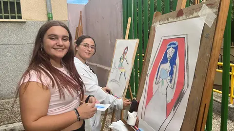 Alumnos de la Escuela de Arte